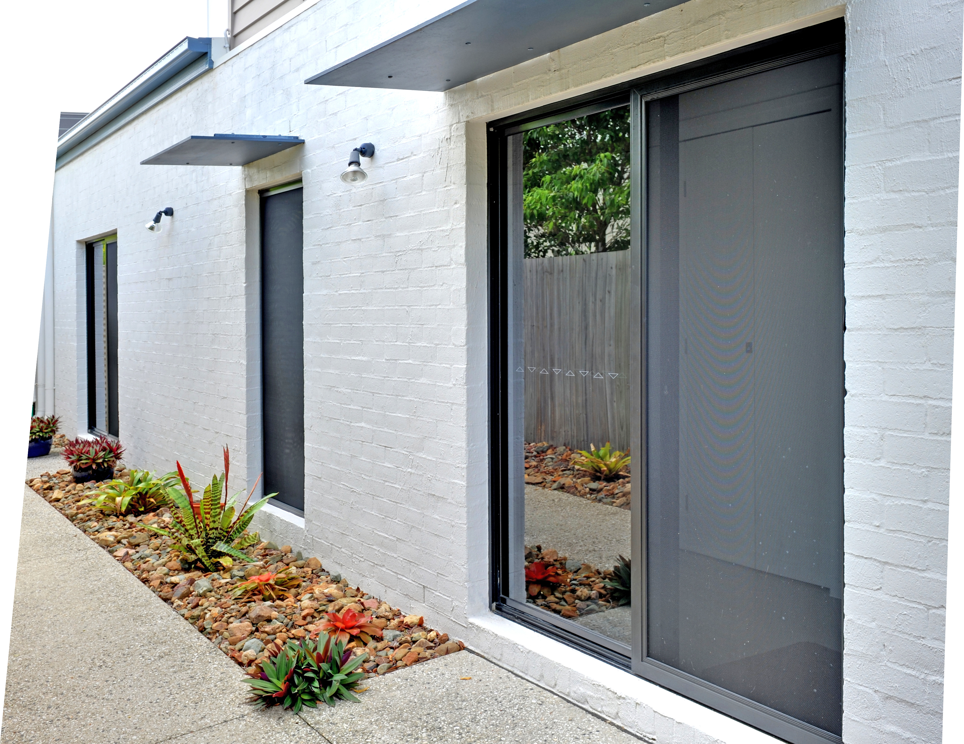 ScreenGuard security screening in grey finish