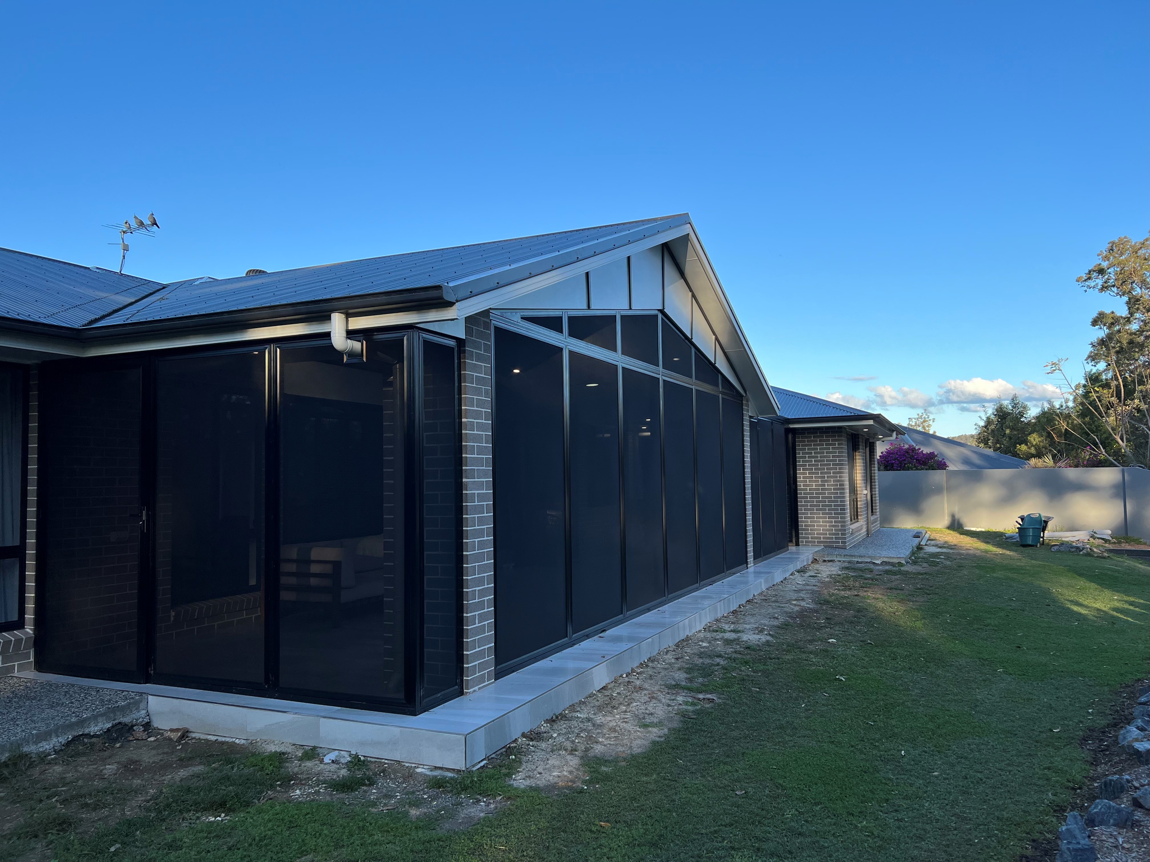 ScreenGuard patio enclosure — full outdoor room